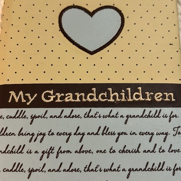 Mini Photo Album My Grandchildren Holds 24 4x6 Photos 12 Pages New View 2011 - Picture 2 of 7